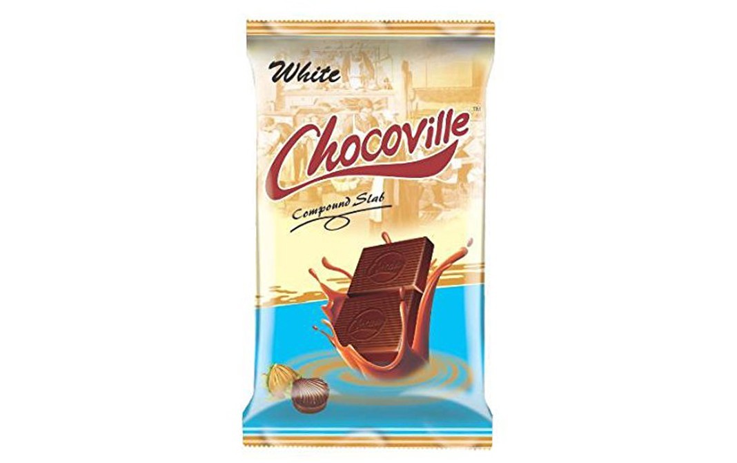 Chocoville White Compound Slab    Pack  500 grams